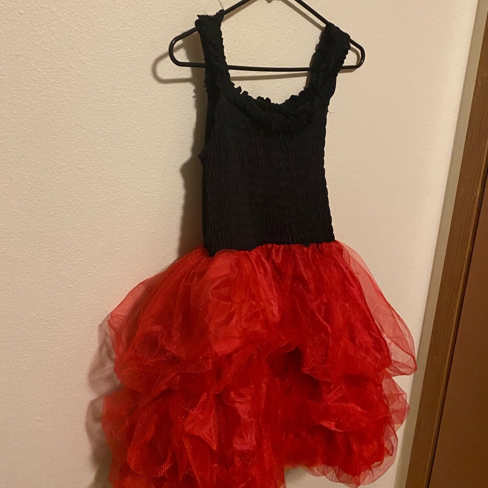 Black and Red Dress
